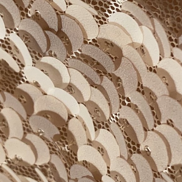 M - THE LIMITED - NWT - reversible sequin cream tank - Picture 12 of 16